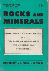 Rock and minerals folyóirat 1966/327